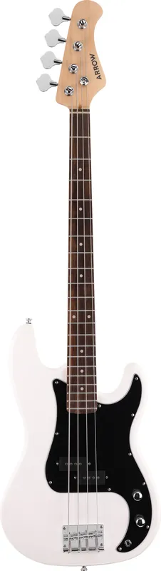 Okazja Arrow Session Bass 4 Snow White Rosewood/Black – gitara basowa 4-strunowa