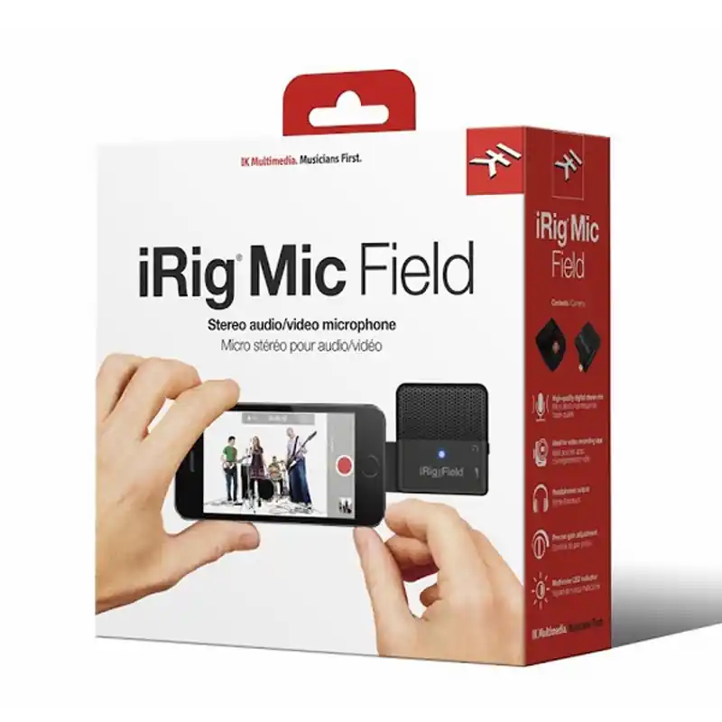 IK Multimedia iRig Mic Field - Mikrofon pojemnościowy dla iOS Wyjątkowa oferta
