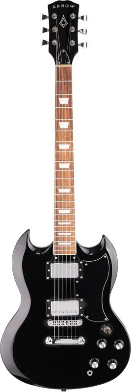 Oferta czasowa Arrow Twincut SG22 Abyss Black – gitara elektryczna