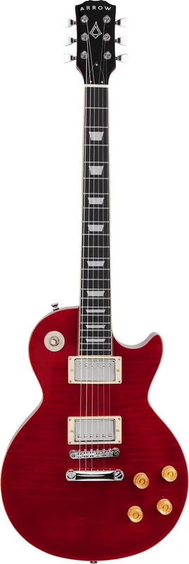 Nowość Arrow Riffster LP 22 Flame Burst RD Rosewood/Cream gitara elektryczna