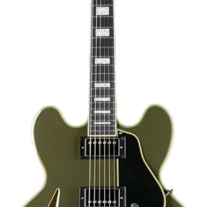 Epiphone *DISC* Shinichi Ubukata ES-355 Custom Olive Drab Bigsby - Incl. Hard Case gitara elektryczna Cena promocyjna