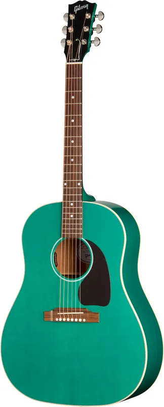 Nie przegap Gibson J-45 Standard Translucent Teal gitara elektro-akustyczna