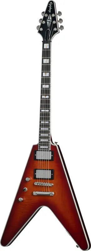 Ostatnie sztuki Epiphone Flying V Prophecy - Incl. Premium Gig Bag Left-handed Aged Bengal Tiger gitara elektryczna