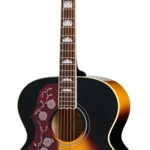 Popularny Epiphone J-200 Studio - left-handed Vintage Sunburst gitara elektro-akustyczna