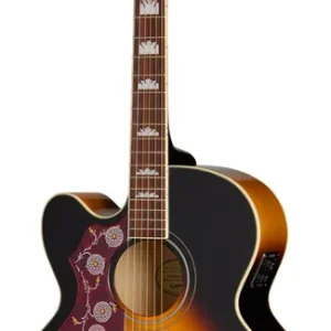 Hit sprzedaży Epiphone J-200 Studio EC - left-handed Vintage Sunburst gitara elektro-akustyczna