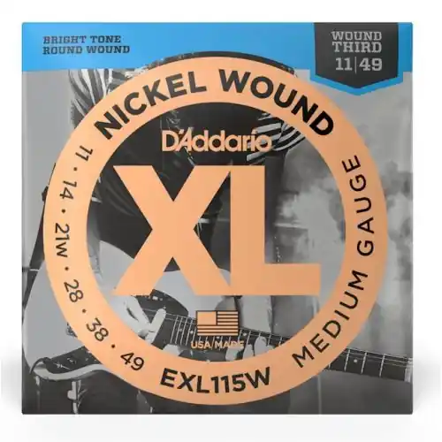 D‘Addario EXL 115W struny do gitary elektrycznej Taniej