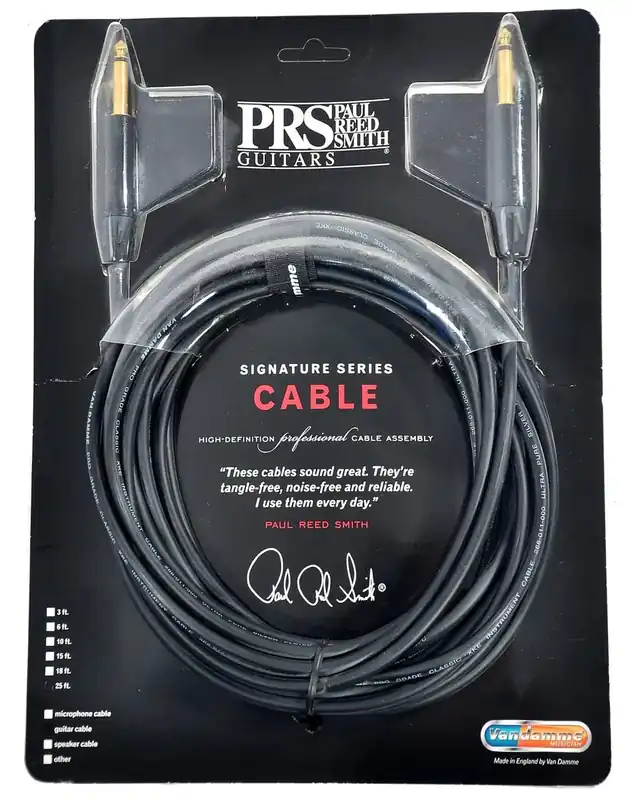 PRS INSTR 25 - kabel instrumentalny 7,6 m kabel instrumentalny Oferta czasowa