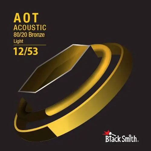 Bestseller BlackSmith ABR-1253 Light struny do gitary akustycznej