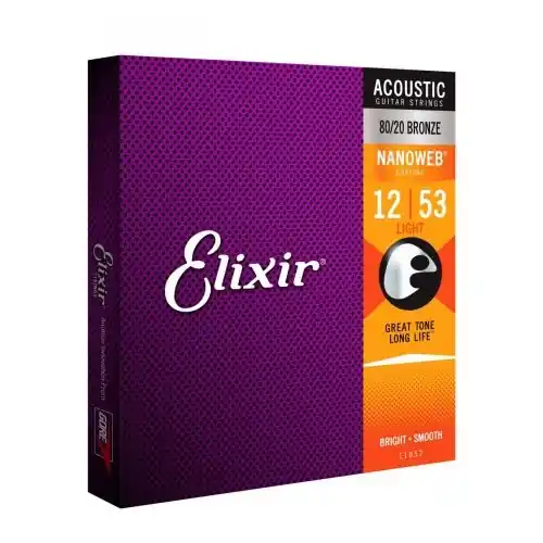 Elixir 11052 NanoWeb Bronze 80-20 struny do gitary akustycznej Wybór klientów
