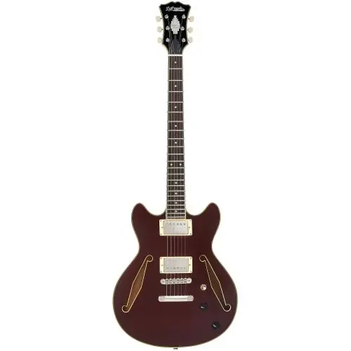 D‘Angelico Excel Mini DC Tour Solid Wine gitara elektryczna Premium