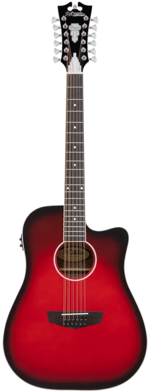 D‘angelico Premier Bowery 12 LS Cherry Burst - gitara elektroakustyczna 12-strunowa Ekspresowa dostawa