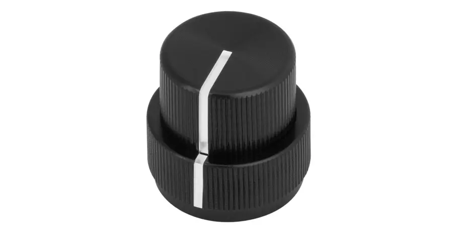 Sadowsky Parts Stacked Potentiometer Dome Knob - Black - gałka potencjometru podwójna Tylko dziś