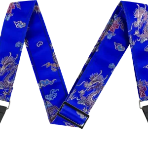 Fender Satin Dragon Strap Royal Blue pasek gitarowy Szybka wysyłka