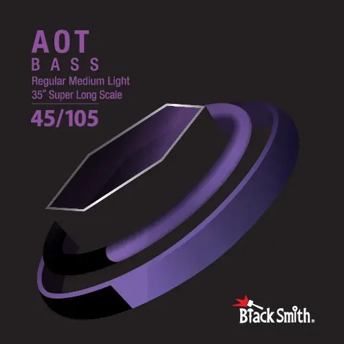 BlackSmith ANW-45105-4-35 - struny do gitary basowej 45-105, 4-strunowej, 35” Darmowy zwrot
