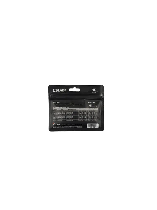 Do wyczerpania zapasów BlackSmith BSMDHP2703S - komplet progów do gitary elektrycznej, stal nierdzewna 304CU, 24 szt.