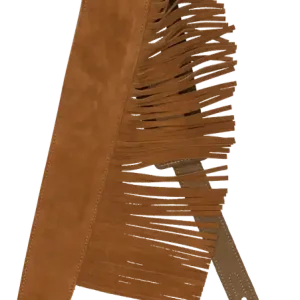 Fender Suede Fringe Strap Brown pasek gitarowy Niska cena