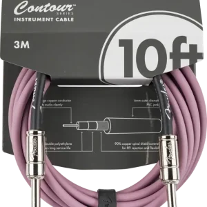 Najlepsza cena Fender Contour Burdgundy Mist 10" kabel instrumentalny 3m