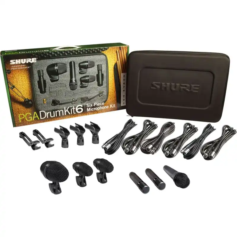 SHURE PGA DRUMKIT6 zestaw mikrofonów perkusyjnych Obniżka ceny