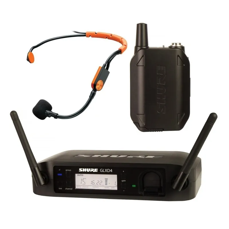 Sprawdź teraz SHURE GLXD14E/SM31 Cyfrowy system bezprzewodowy z mikrofonem nagłownym SM31FH
