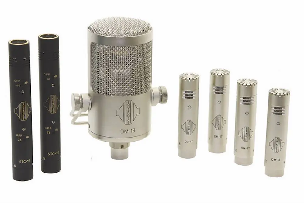Wybór klientów Sontronics Drum Pack PLUS - Zestaw mikrofonów do perkusji ( DM-1B x 1, BM-1S x 1, DM-1T x 3, STC-10 x 2 plus 6 uchwytów)