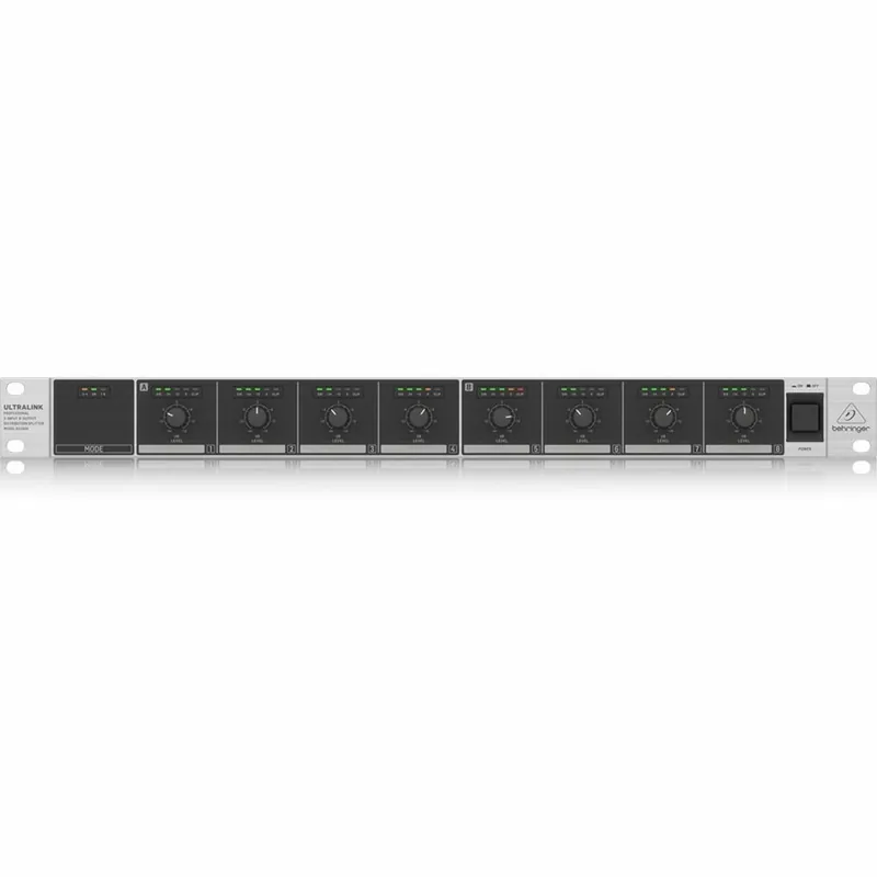 Dostępne od ręki BEHRINGER DS2800 splitter 2 wejścia / 8 wyjść