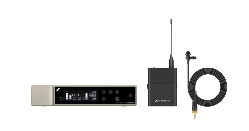 Dostępne od ręki SENNHEISER EW-D ME2 SET - cyfrowy system bezprzewodowy z bodypack mic Lav Omni