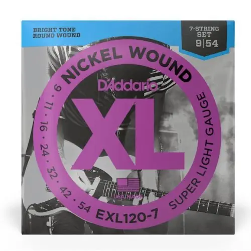 D‘Addario EXL 120-7 struny do gitary elektrycznej Ekspresowa dostawa