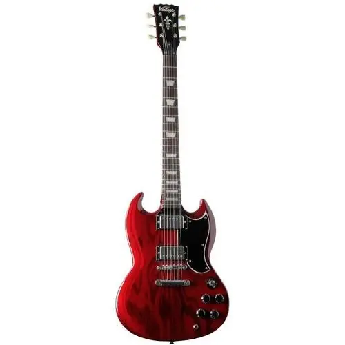 Cena promocyjna Vintage VS6 CR Cherry Red gitara elektryczna typu SG