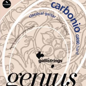 Wyjątkowa oferta Galli Strings GR 90 Carbonio Hard Tension struny do gitary klasycznej