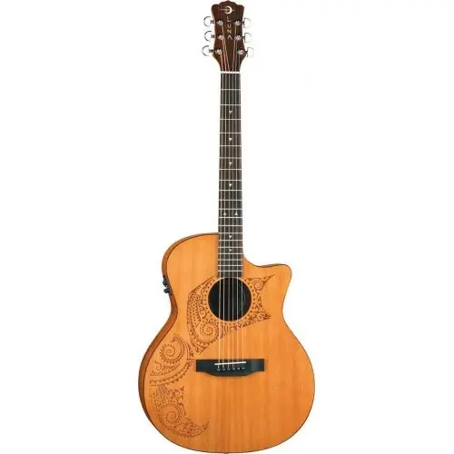 Luna Oracle Grand Concert Tattoo gitara elektroakustyczna Niska cena