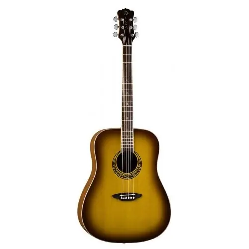 Luna Muse Dreadnought Burst gitara akustyczna Bezpieczna płatność