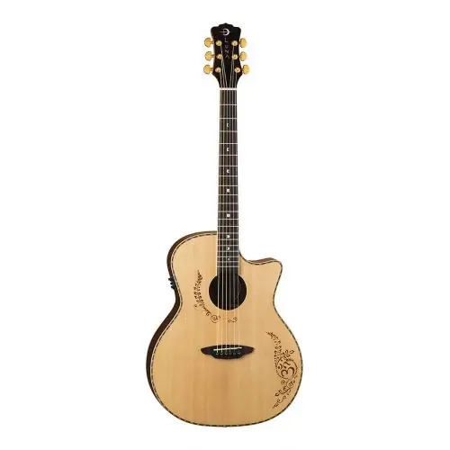 Bezpieczne zakupy Luna Vicki Genfan gitara elektroakustyczna