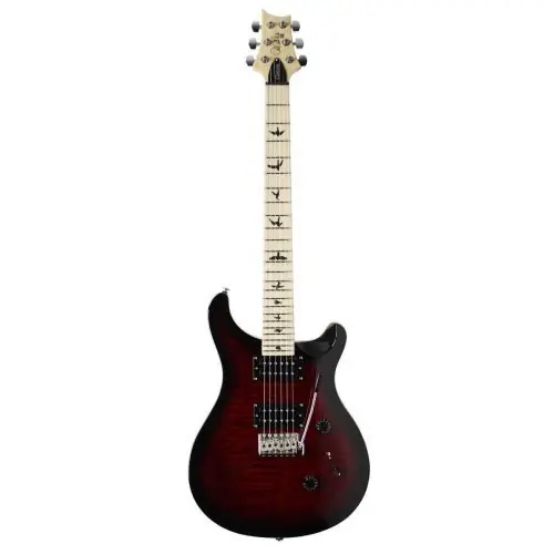 Bezpieczna płatność PRS SE Custom 24 Maple on Maple Fire Red Burst gitara elektryczna