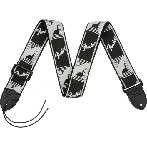 Fender Monogrammed Czarny/Jasny Szary/Ciemny Szary pasek Szybka wysyłka