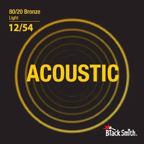 BlackSmith BR-1254 Light struny do gitary akustycznej Tylko do końca tygodnia