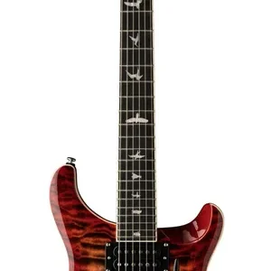 PRS SE Custom 24-08 Quilt Charcoal Cherry Burst - gitara elektryczna Okazja