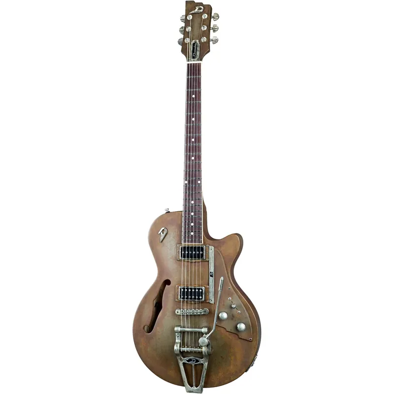 Tani Duesenberg Starplayer Custom Shop TV Rusty Steel - gitara elektryczna