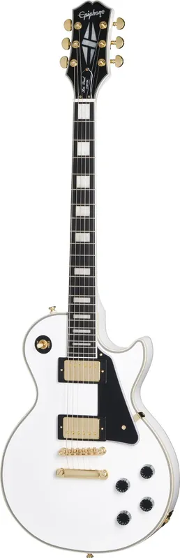 Rabat Epiphone Les Paul Custom Alpine White Gitara elektryczna + Pokrowiec GigBag