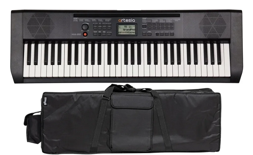 Keyboard Artesia MA88 DYNAMICZNA KLAWIATURA DLA POCZĄTKUJĄCYCH 5 OKTAW + pokrowiec Kup online