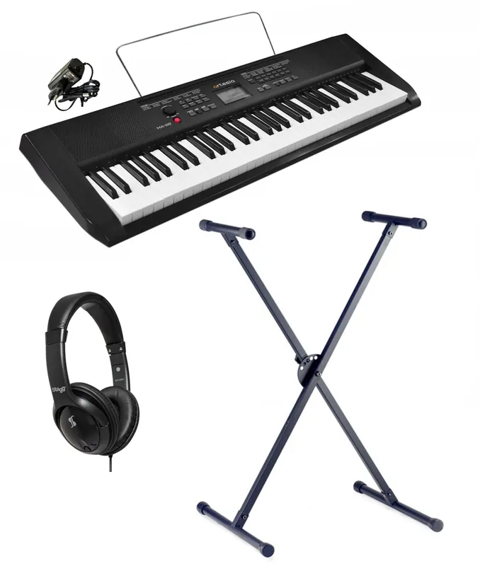 Keyboard Artesia MA88 DYNAMICZNA KLAWIATURA ZESTAW STATYW + SŁUCHAWKI Bezpieczna płatność