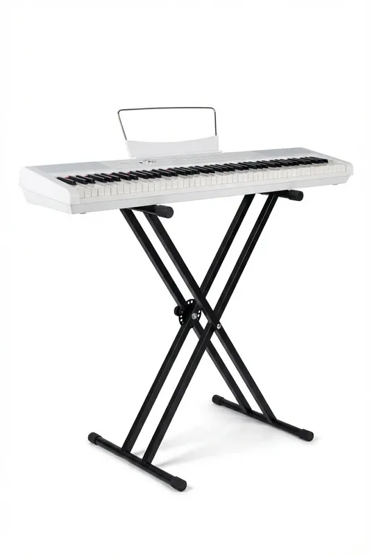 Artesia PA-88H WH - pianino cyfrowe + Guitto GKS-01 - statyw do instrumentów klawiszowych - Zestaw Darmowy zwrot