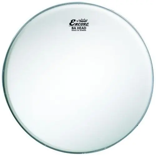Ograniczona ilość Encore by Remo Ambassador Smooth White 18" - naciąg perkusyjny basowy