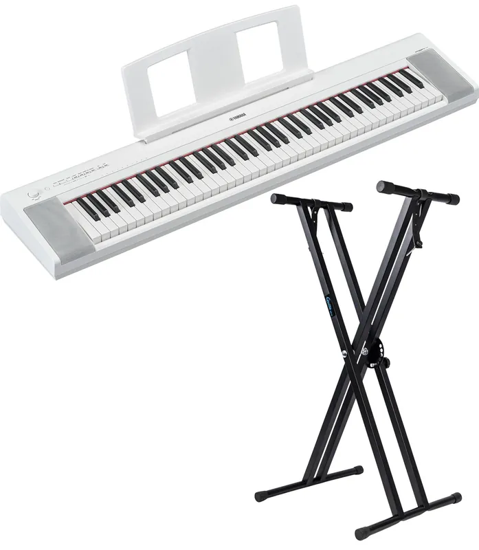 Yamaha Piaggero NP-35 WH pianino cyfrowe ze statywem Guitto Ekspresowa dostawa