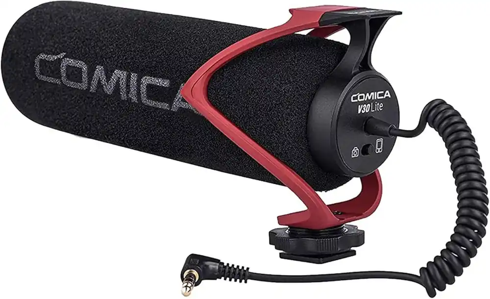 Premium Comica CVM-V30LITE R - mikrofon do kamery, aparatu, smartfona